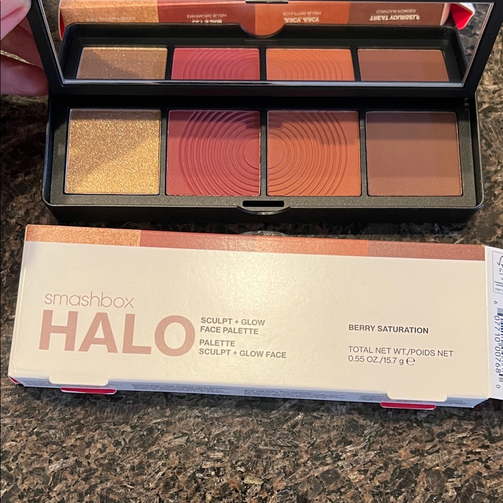 Smashbox Halo Sculpt & Glow Palette - Berry Saturation